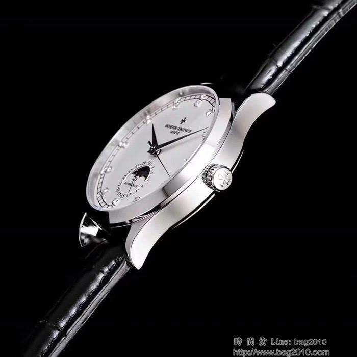 江詩丹頓 Vacheron Constantin 火爆上市 新款 六字位日月星晨功能 超級防水機芯 高檔男士腕表  wssb4873
